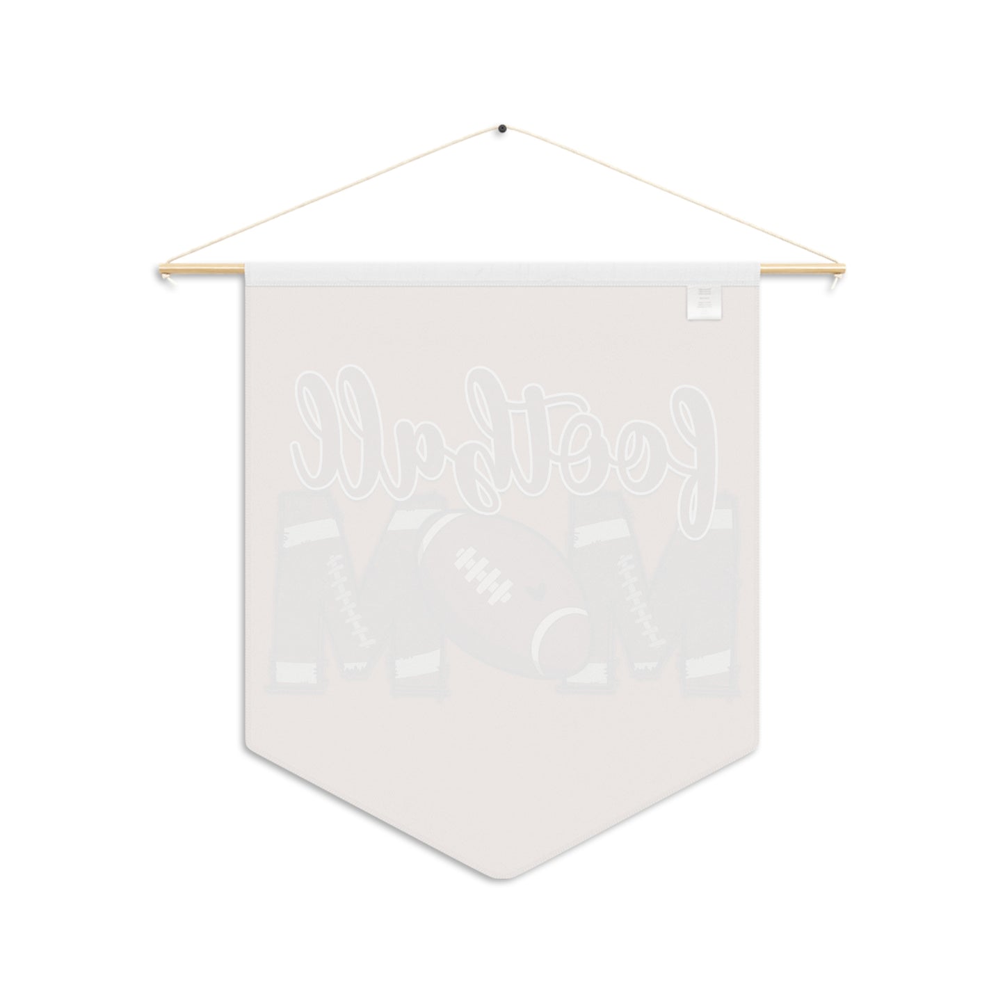 Football Mom Pennant Great for Game Day or Mother's Day