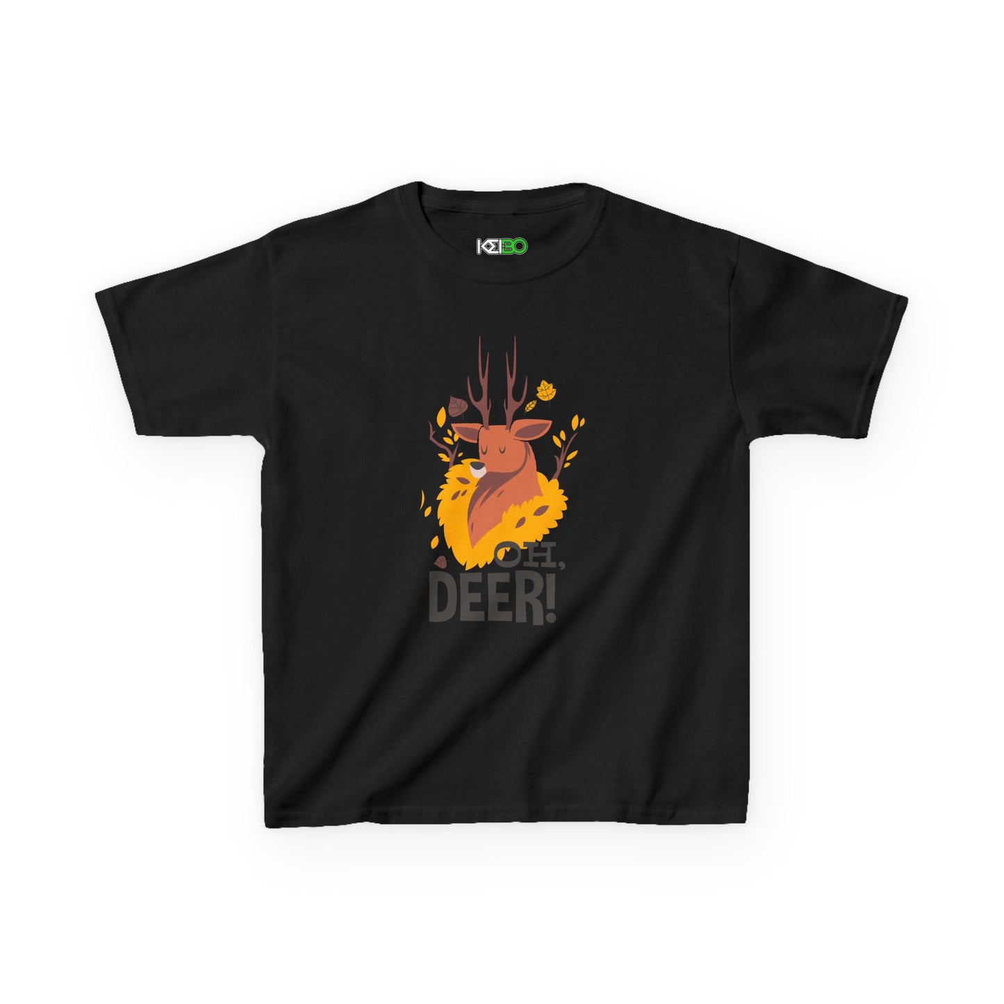Kids Graphic T-shirt for Girls 'Oh, Deer!' - Fun Animal Lovers