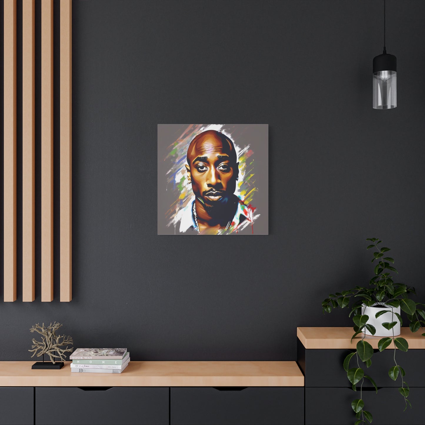 2Pac Matte Canvas, Stretched, 1.25"