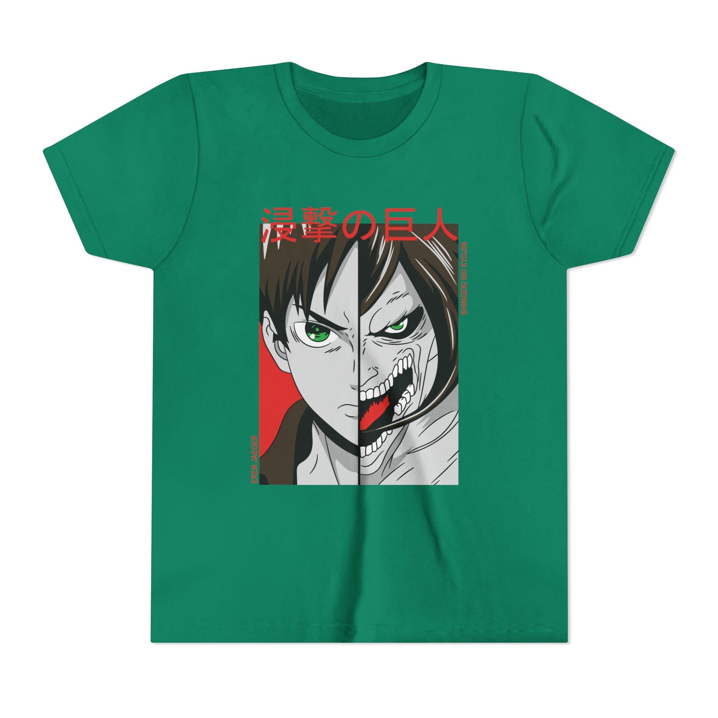 Youth Anime Inspired Short Sleeve Tee - Giant Attack Design
