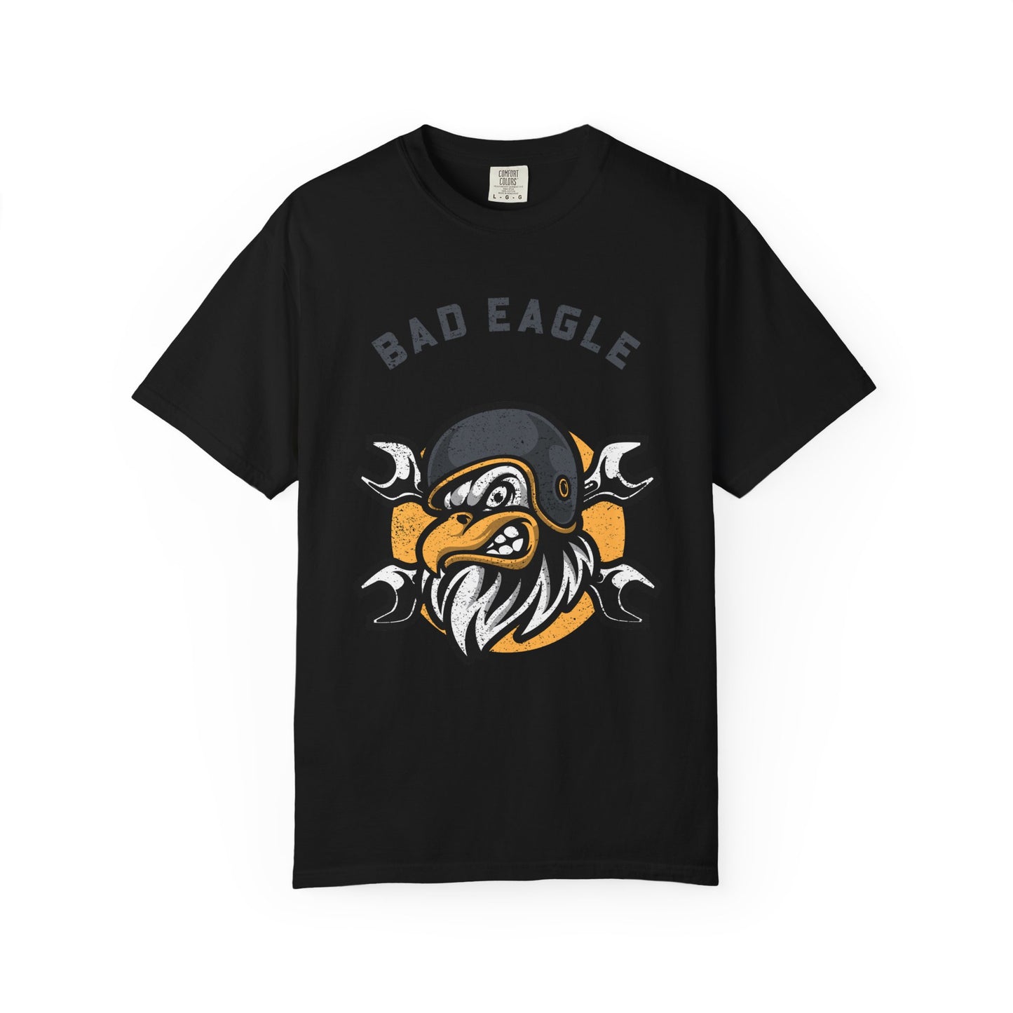 Men T-Shirt Vintage Bad Eagle Design