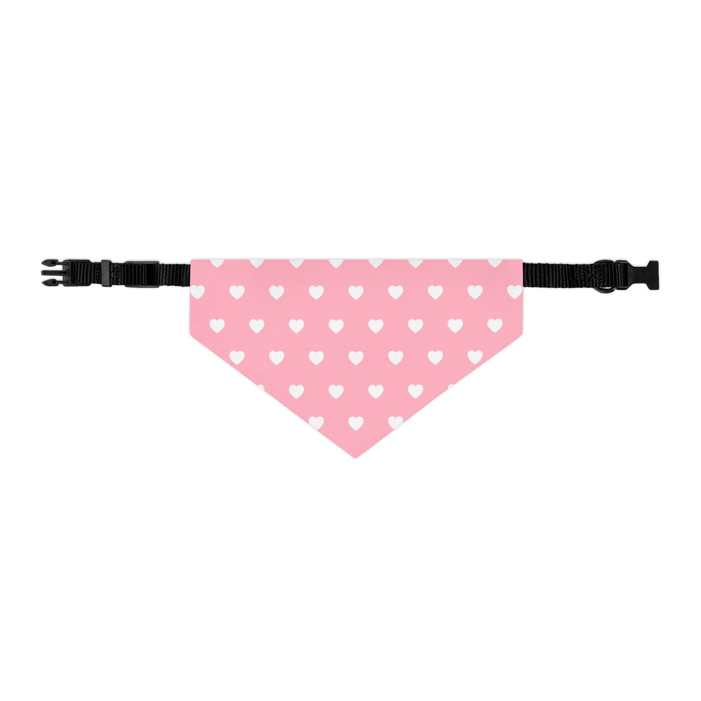 Love Heart Pattern Pet Bandana Collar for Dogs