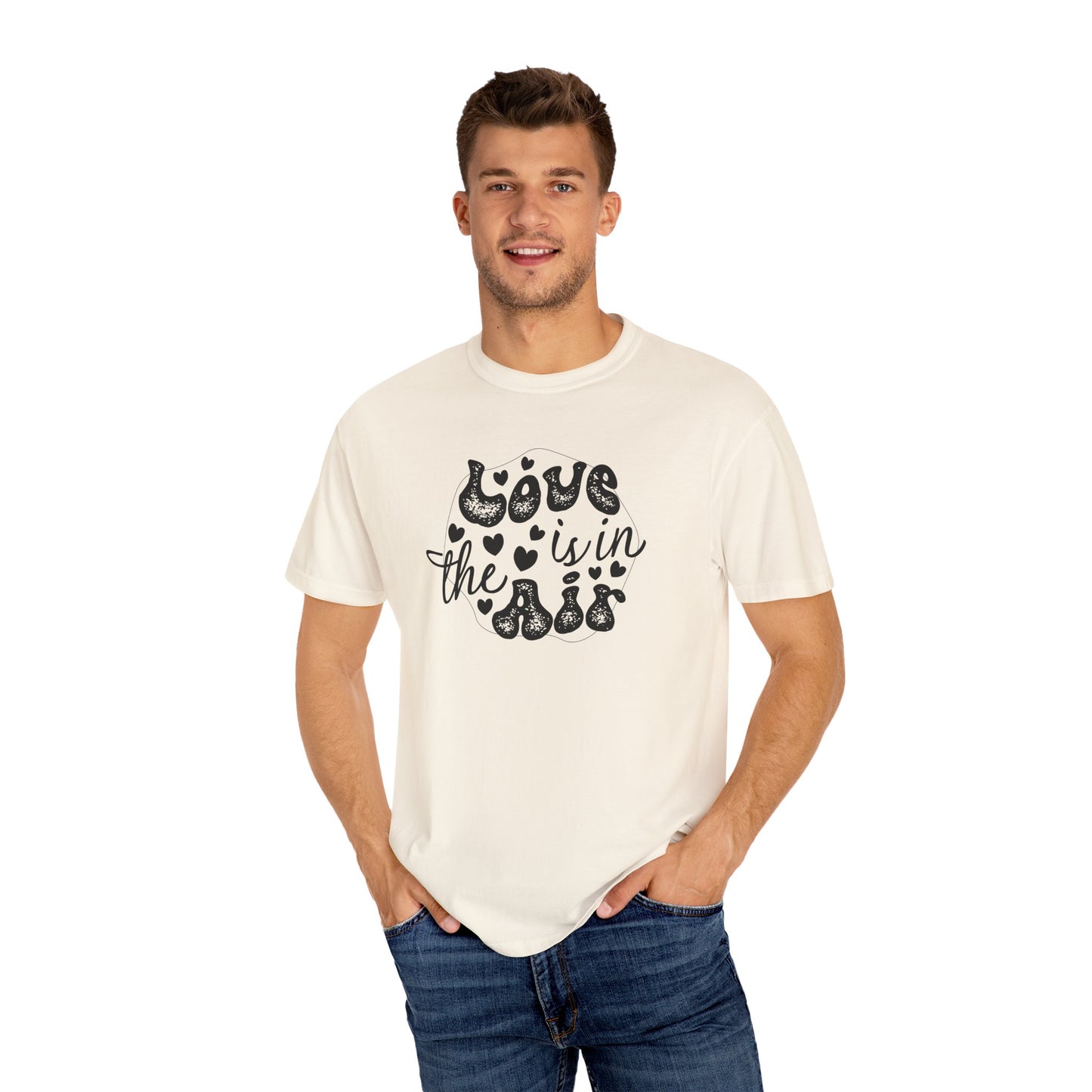 Women Graphic T-Shirt Love Is In The Air for Valentine's Day