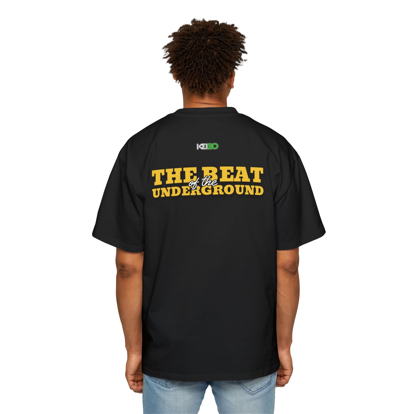 Men's Music Graphic Heavy Oversized T-shirt