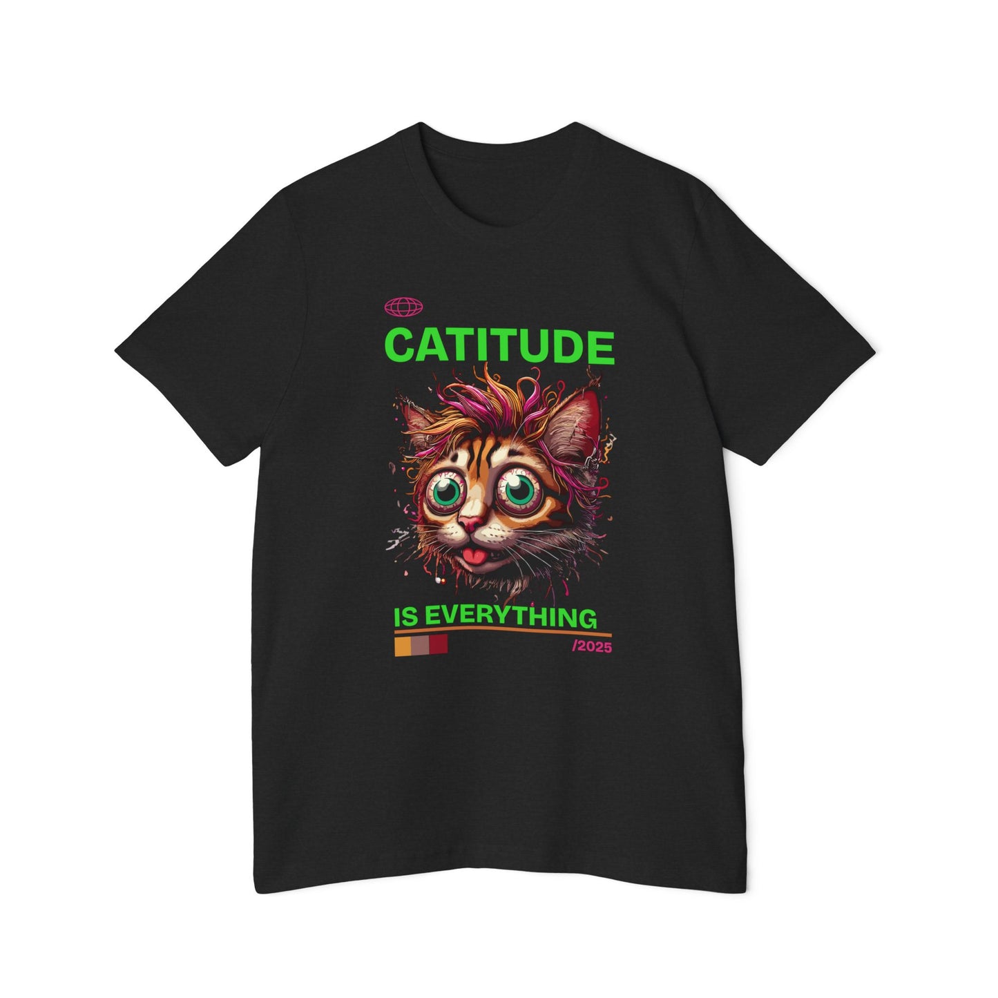 Catitude Is Everything Men's T-Shirt – Fun & Quirky Cat Design Tee