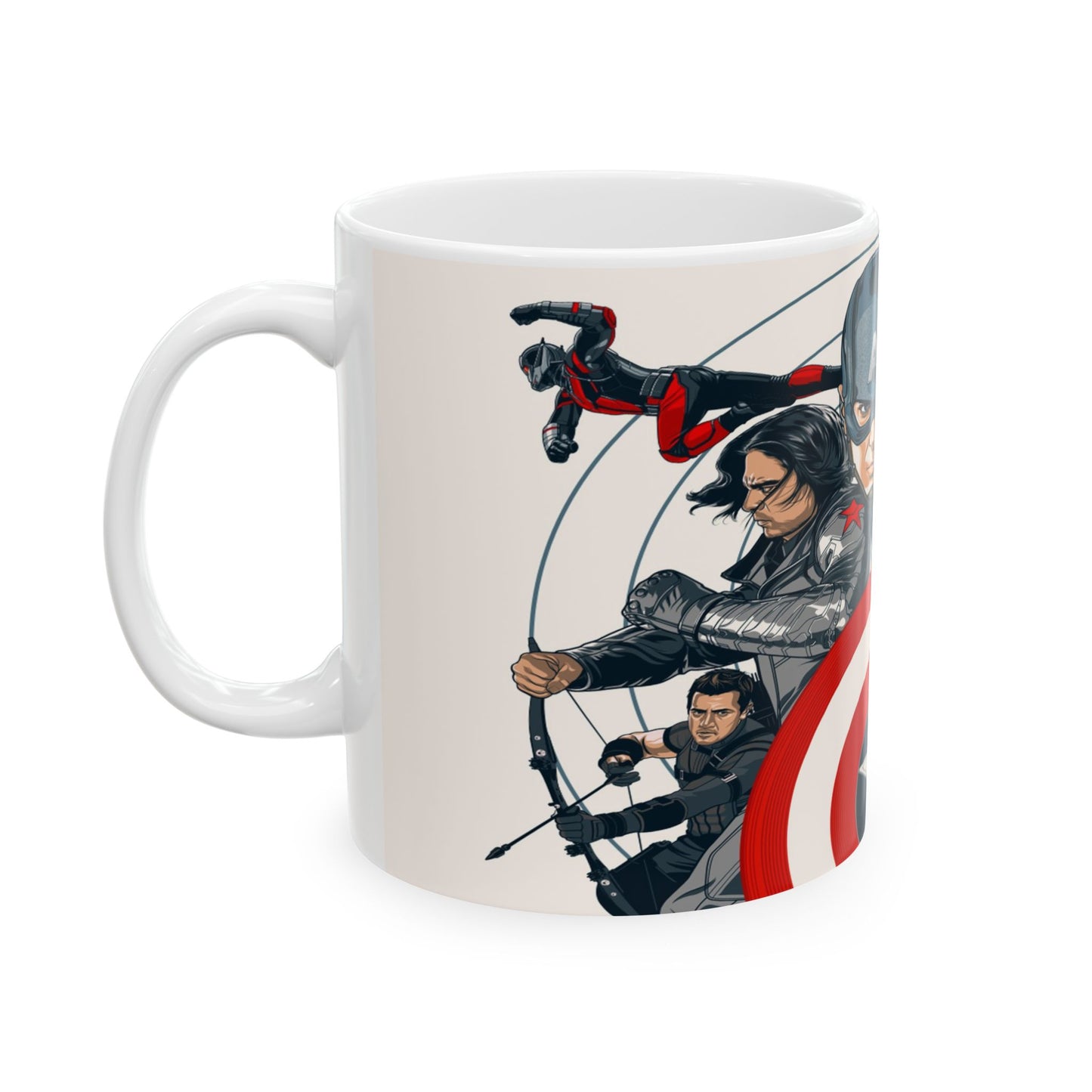 Marvel Superhero Captain America Design Ceramic Mug 11oz
