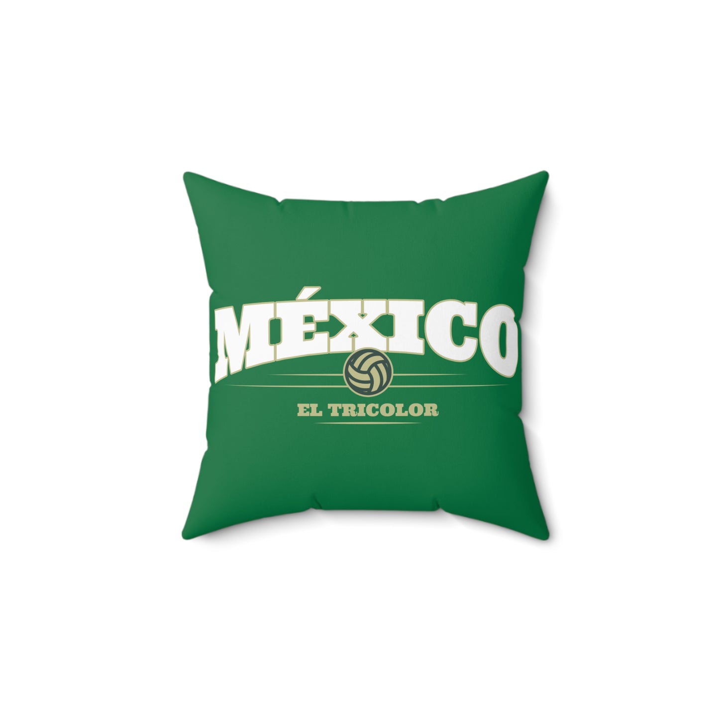 Soccer Pillow México El Tricolor Vibrant Green Home Decor