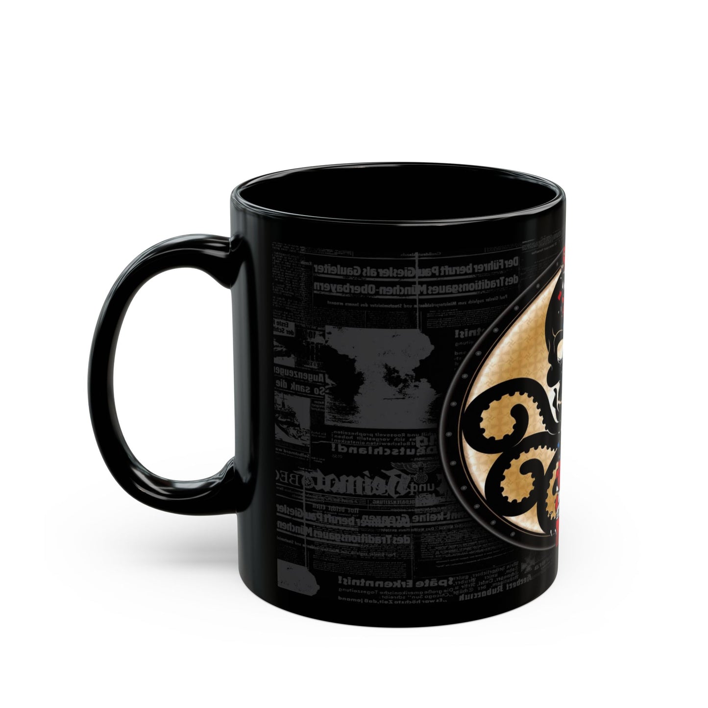 Unique Marvel-Inspired Superhero Fans Black Mug 11oz