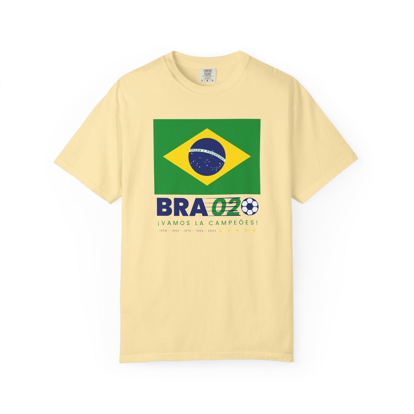 Unisex Sporty Summer Vibe Brazil Soccer T-Shirt