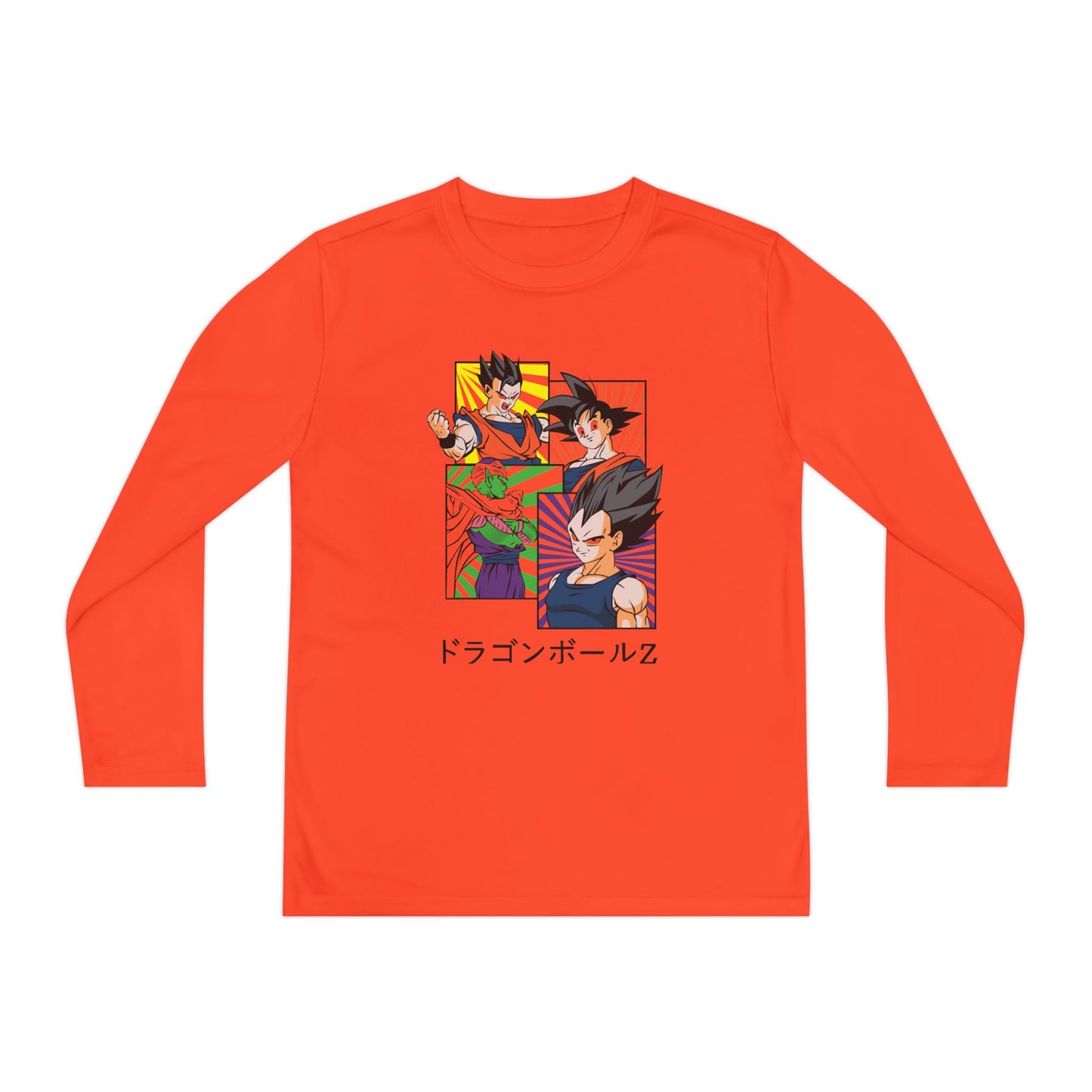 Youth Long Sleeve Anime Tee – Dragon Ball Z Shirt for Kids