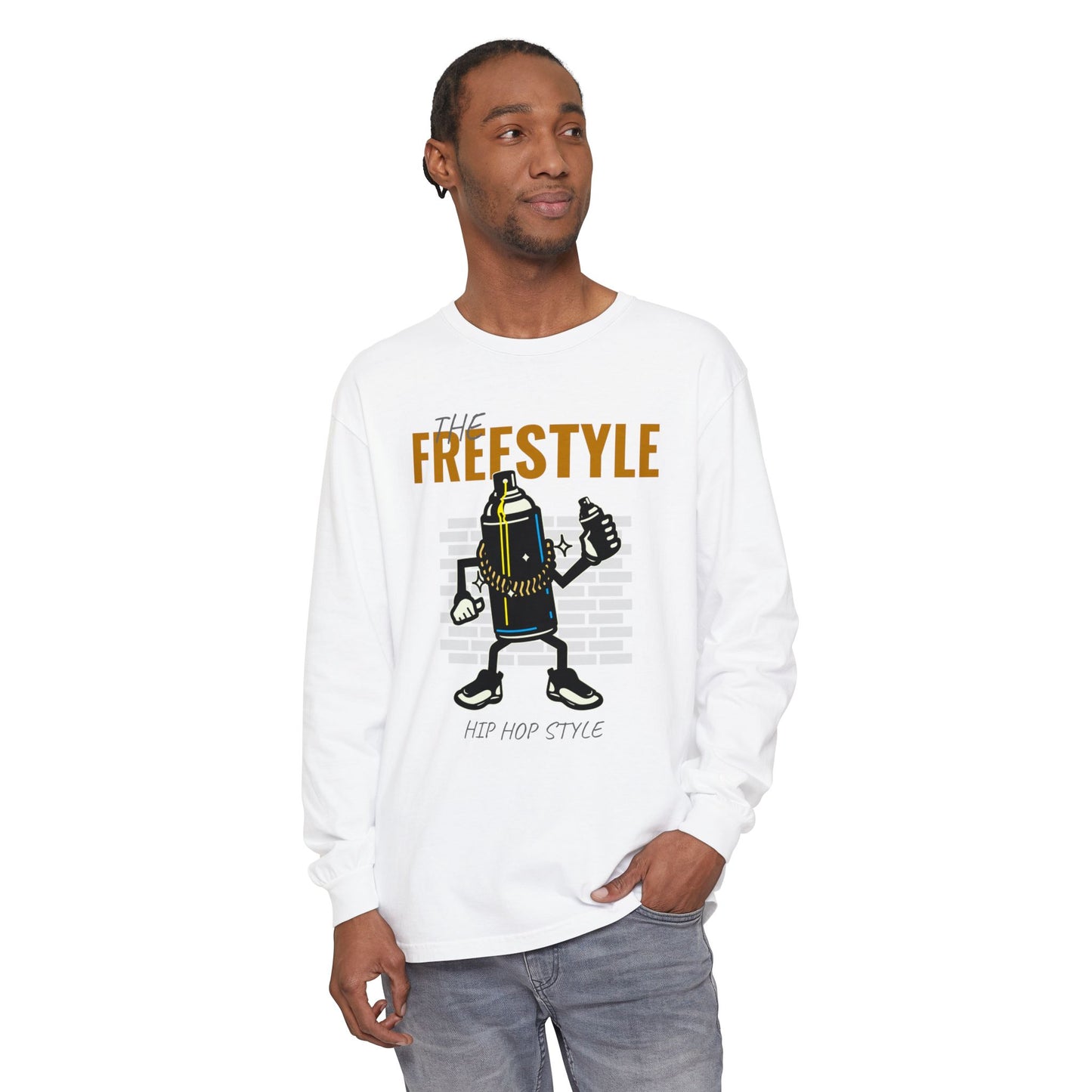 Men's Hip Hop Style Long Sleeve The Freestyle