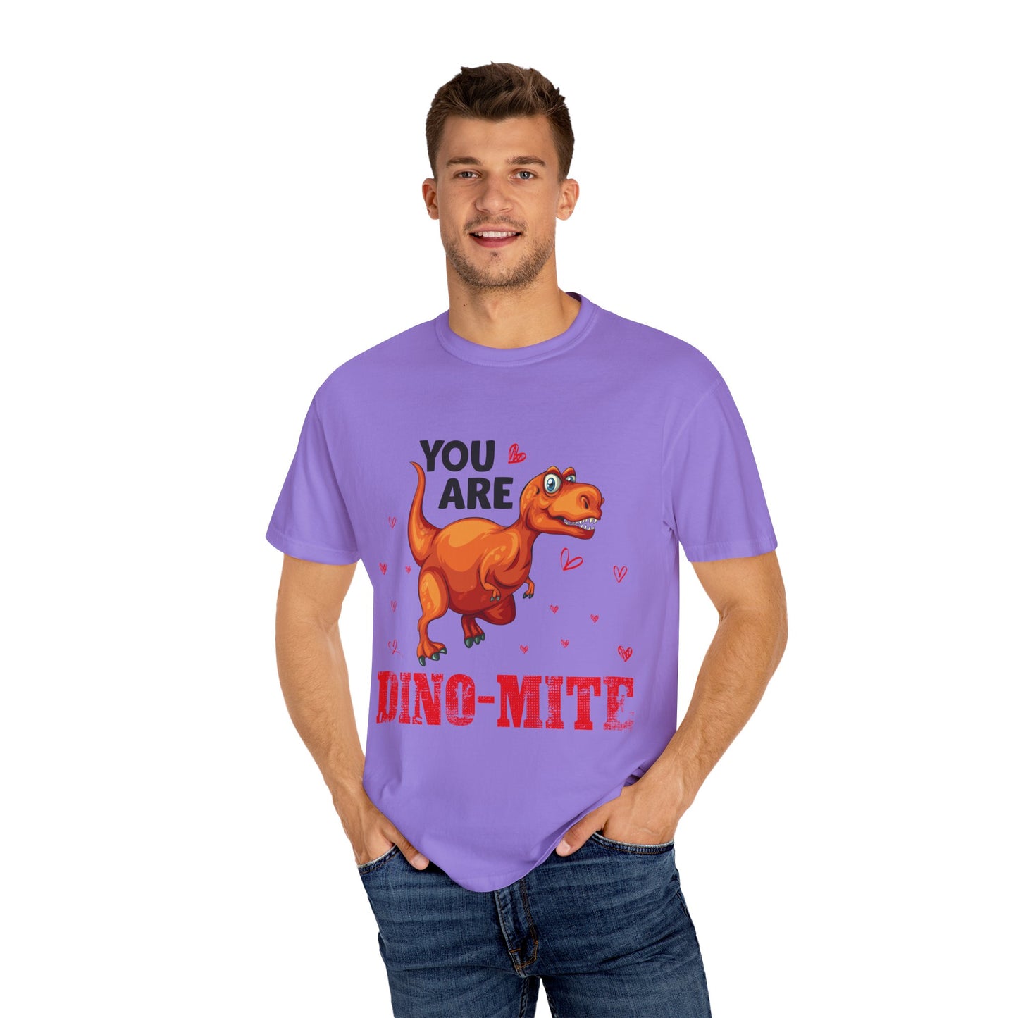 Dino-Mite T-Shirt - Valentine's Day and Dinosaur Lovers Gift