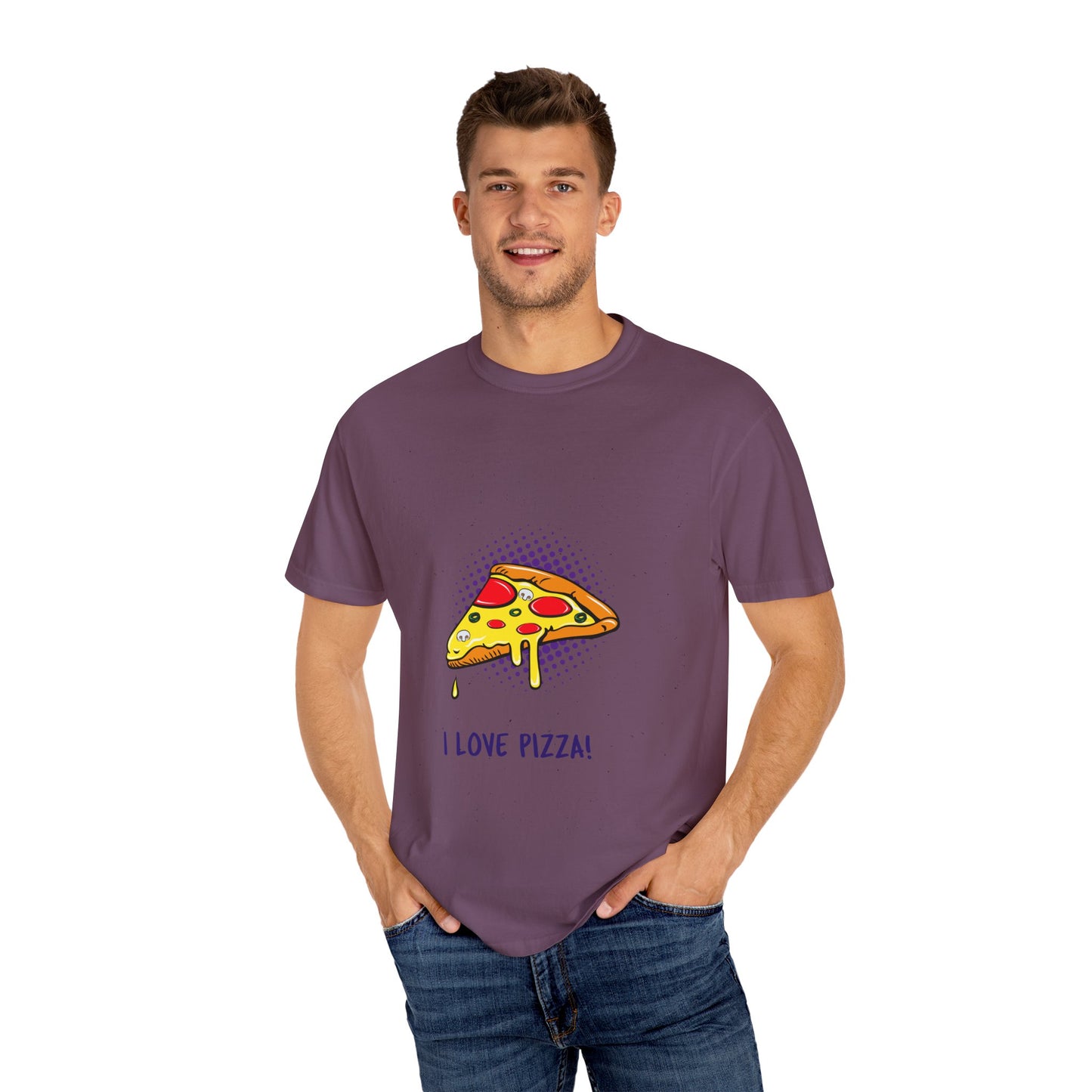 Funny Pizza Lover Unisex T-Shirt - I Love Pizza!