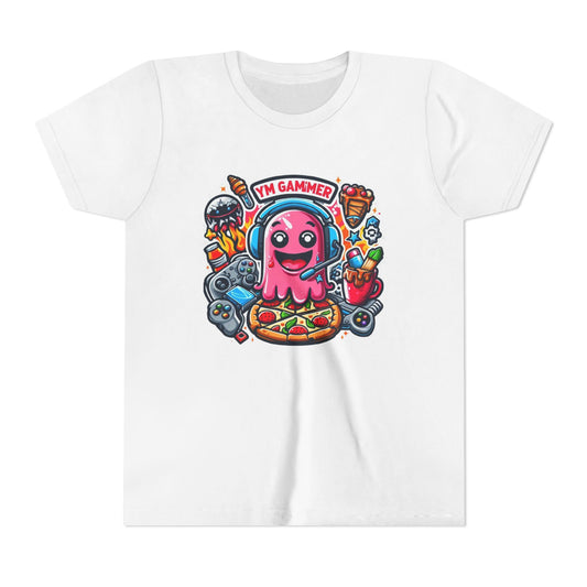 Youth T-shirt for Gamers – 'I'm Gamer' Graphic Tee for Kids