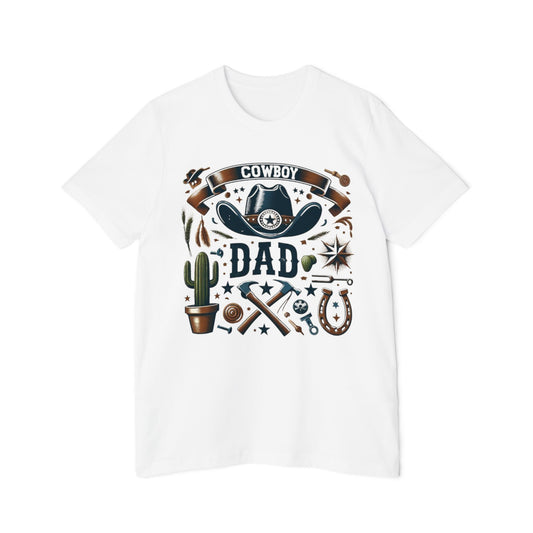 Cowboy Dad T-Shirt | USA-Made Tee for Western Enthusiasts