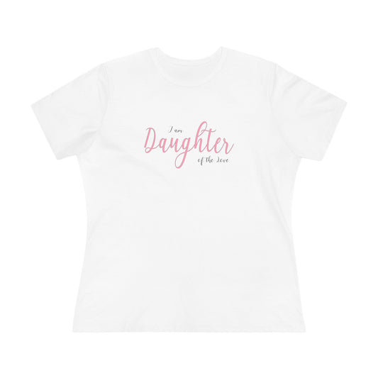Women's Cotton T-shirt Daughter of the Love - Faith Inspired Apparel