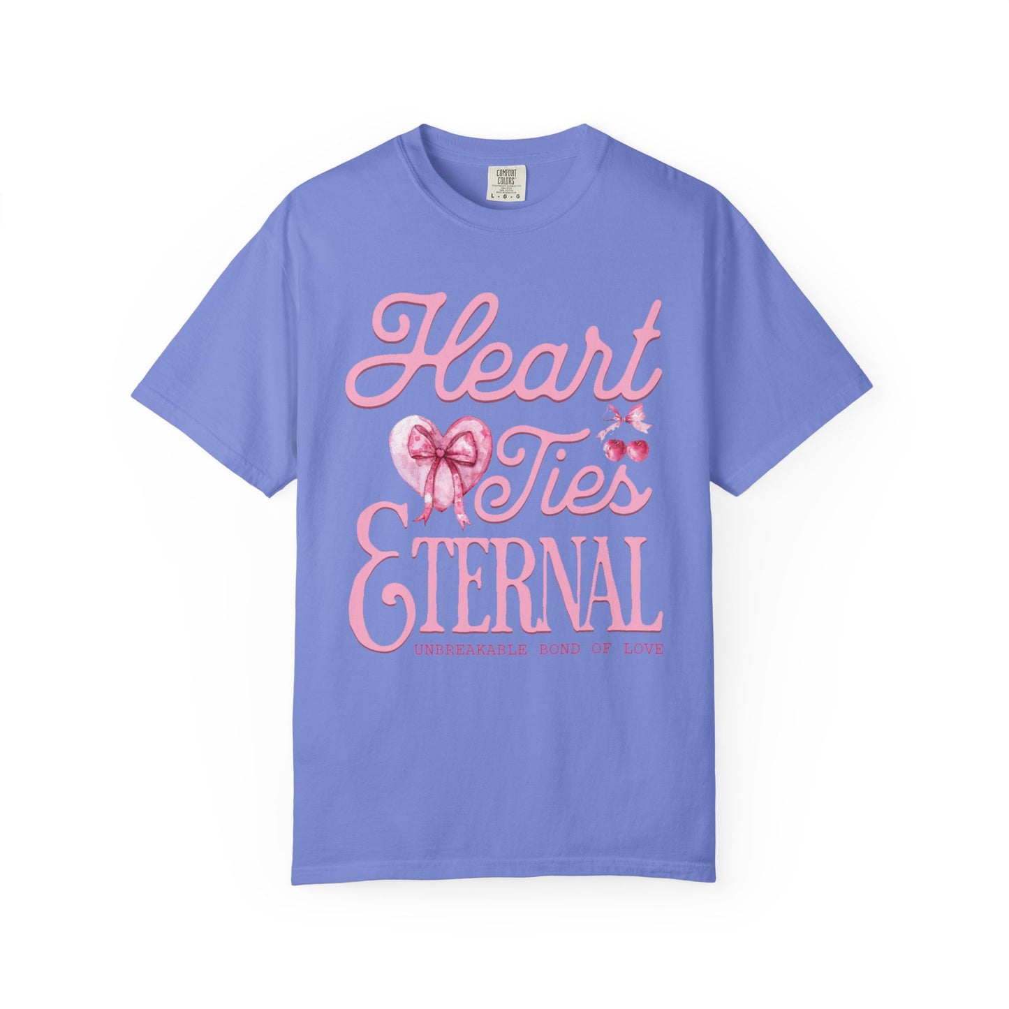 Women Love Vibes T-Shirt - 'Heart Ties Eternal' - Valentine's Day
