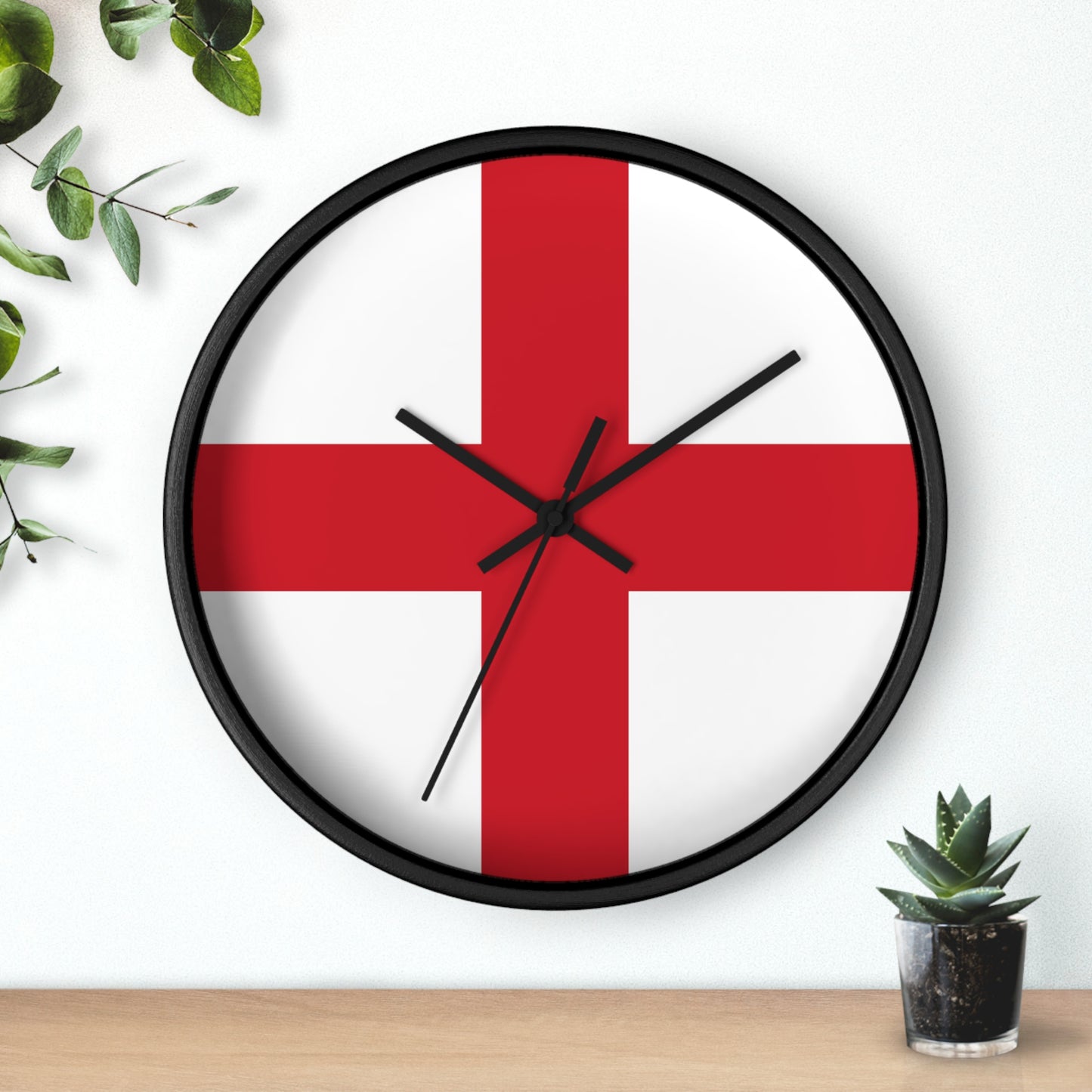 English Flag Wall Clock - Stylish Home Decor for British Enthusiasts