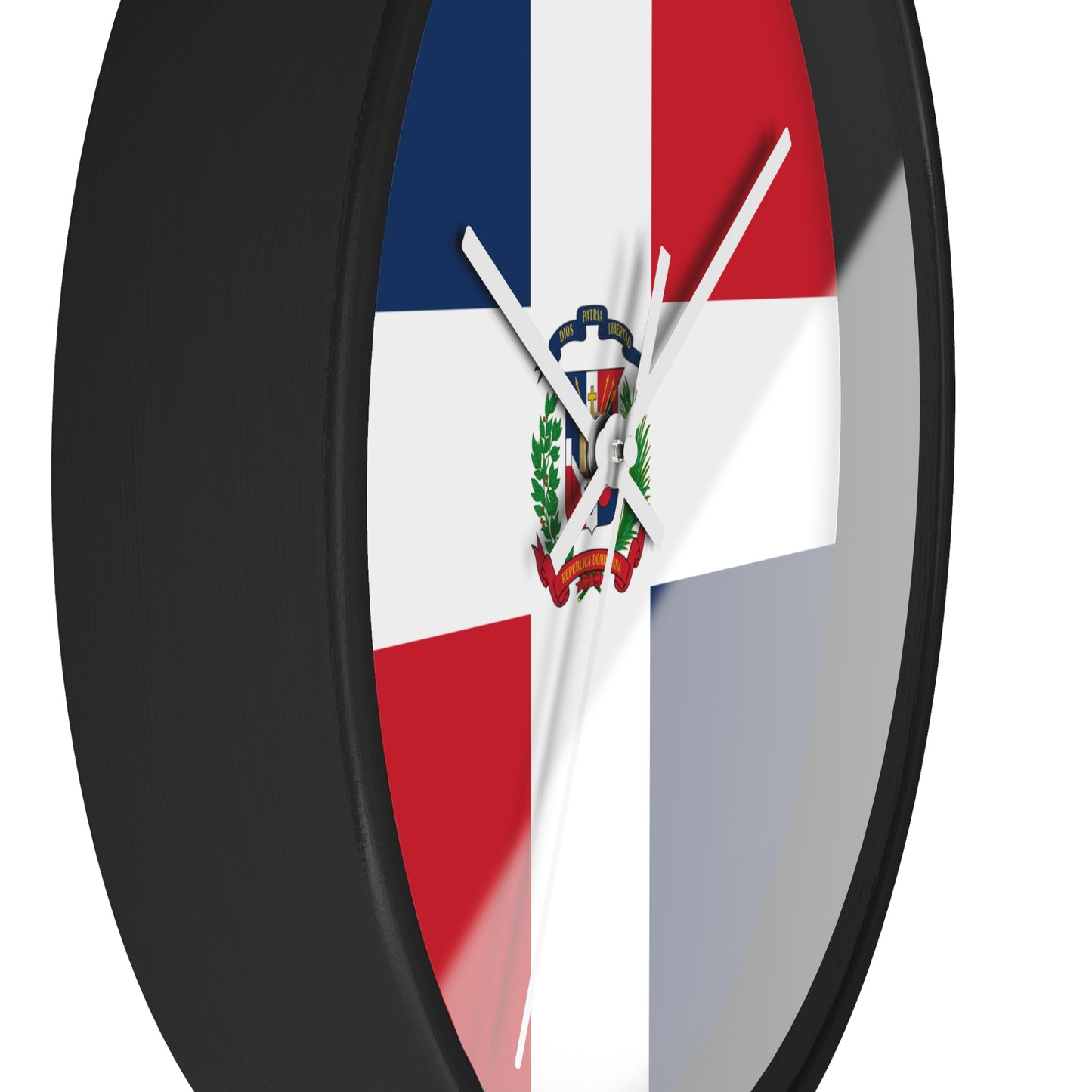 Dominican Republic Flag Wall Clock - Perfect for Home Decor & Gifts