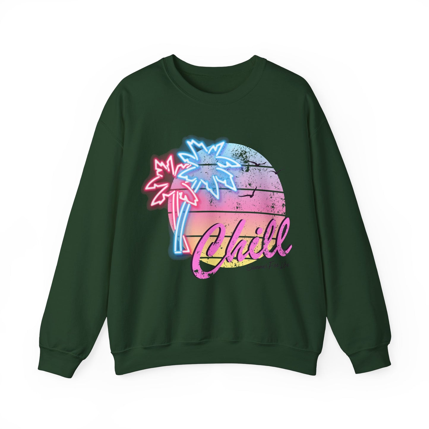 Chill Summer Vibes Unisex Crewneck Sweatshirt