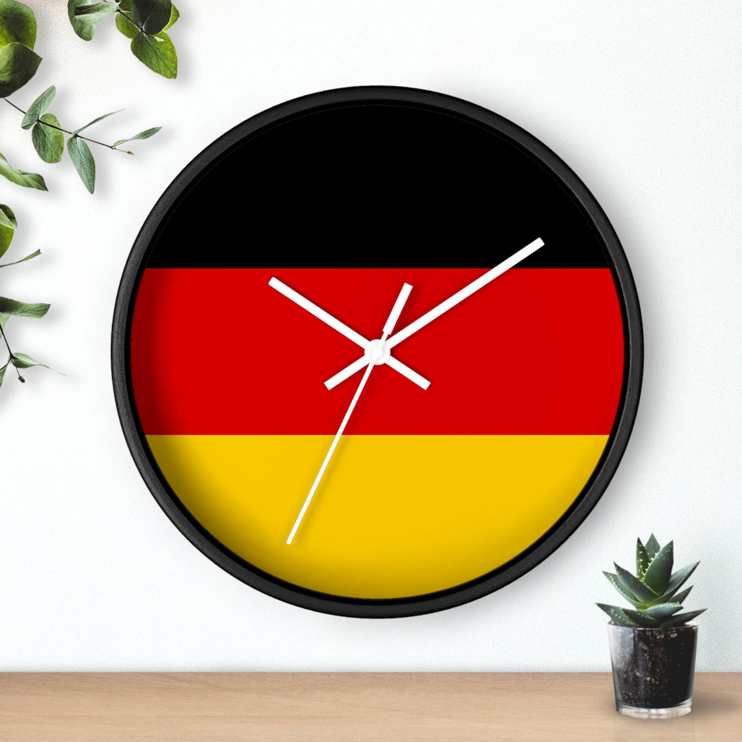 German Flag Wall Clock - Unique Timepiece for Home Decor