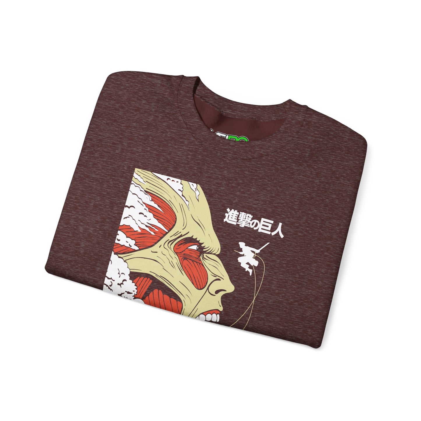 Unisex Heavy Sweatshirt Artistic Unique Face Design