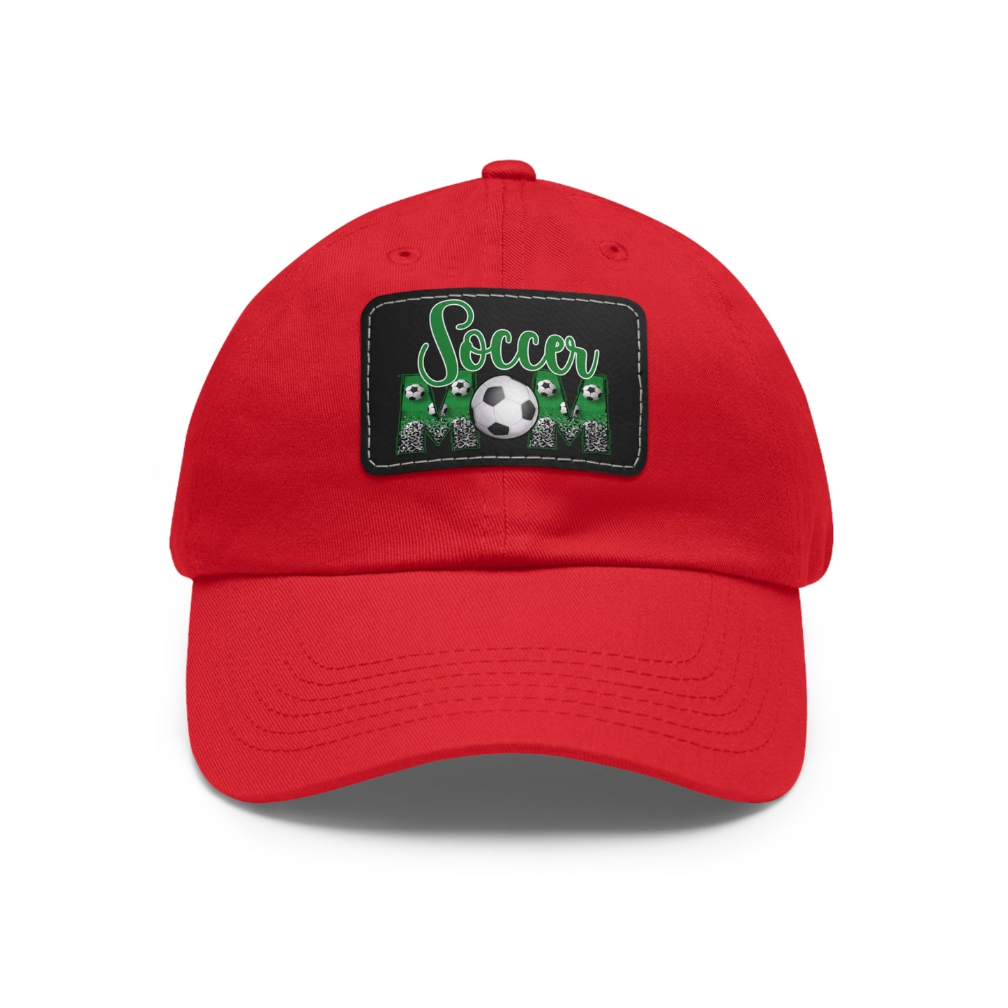Soccer Hat with Leather Patch Perfect for Sports Fans