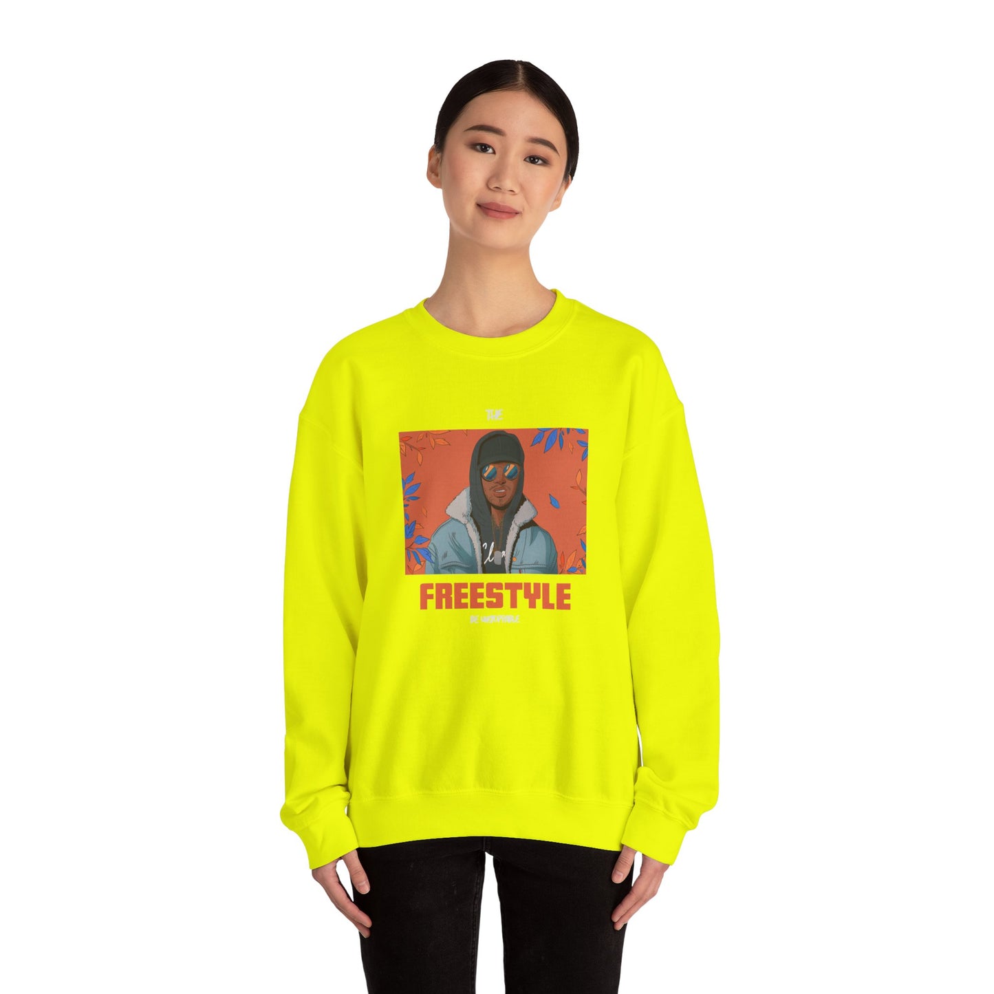Mens Freestyle Artist Crewneck Sweatshirt
