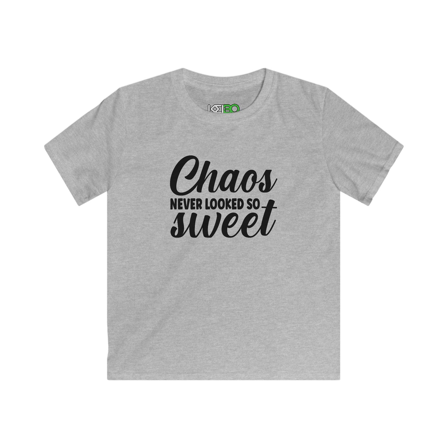 Kids Softstyle T-shirt for Boys - "Chaos Never Looked So Sweet"