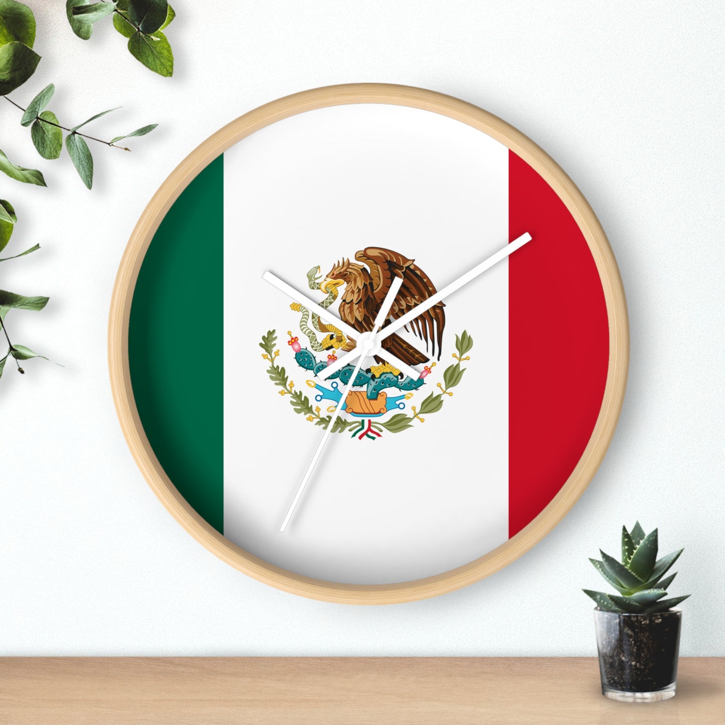 Mexican Flag Wall Clock - Celebrate Heritage and Time