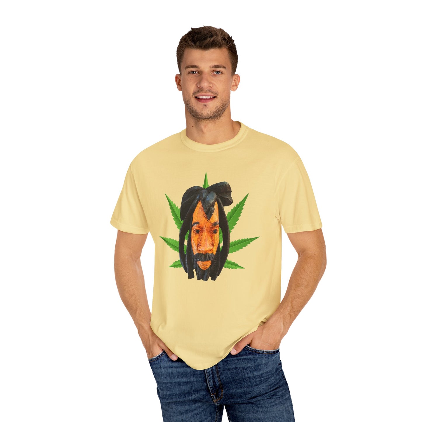 Unisex Cannabis Vibe T-Shirt - Unique Dreadlock Design