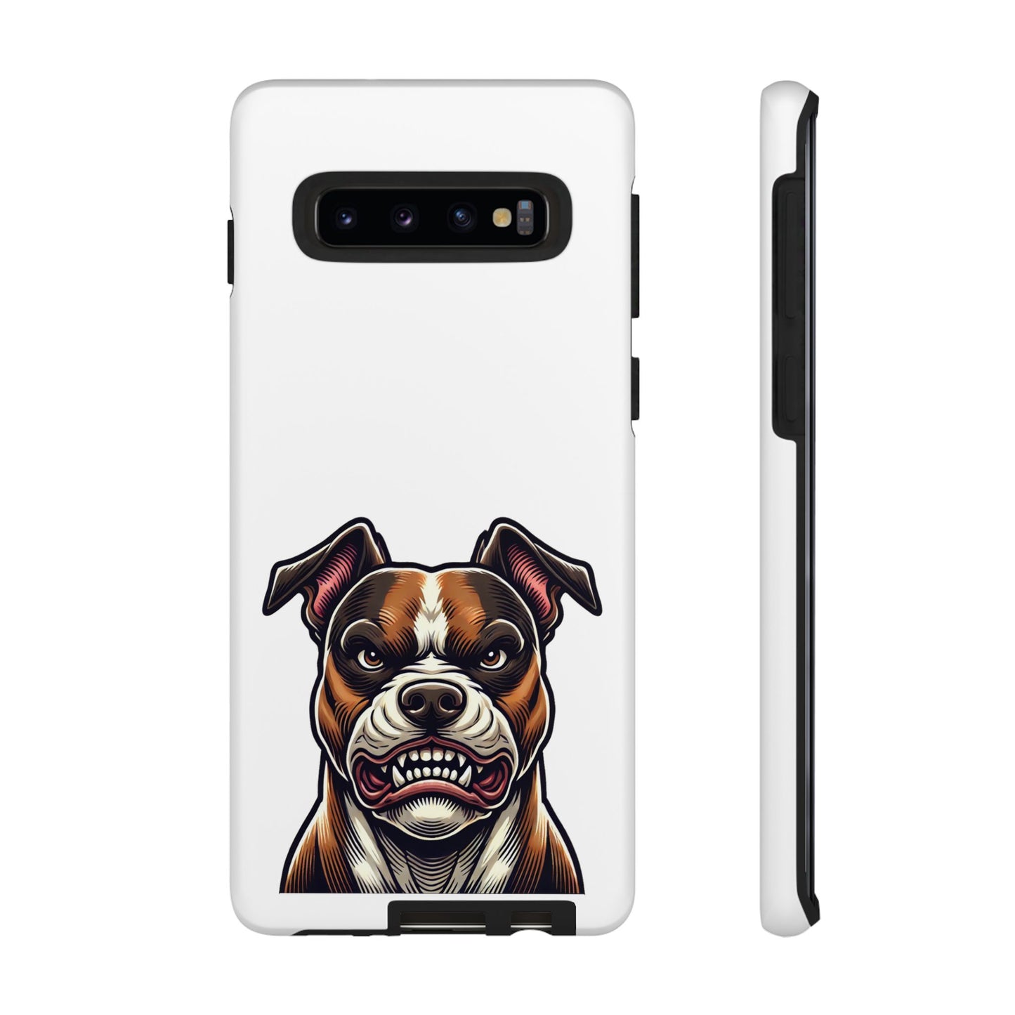 Tough Cases: Pit Bull Design Phone Case for Animal Lovers