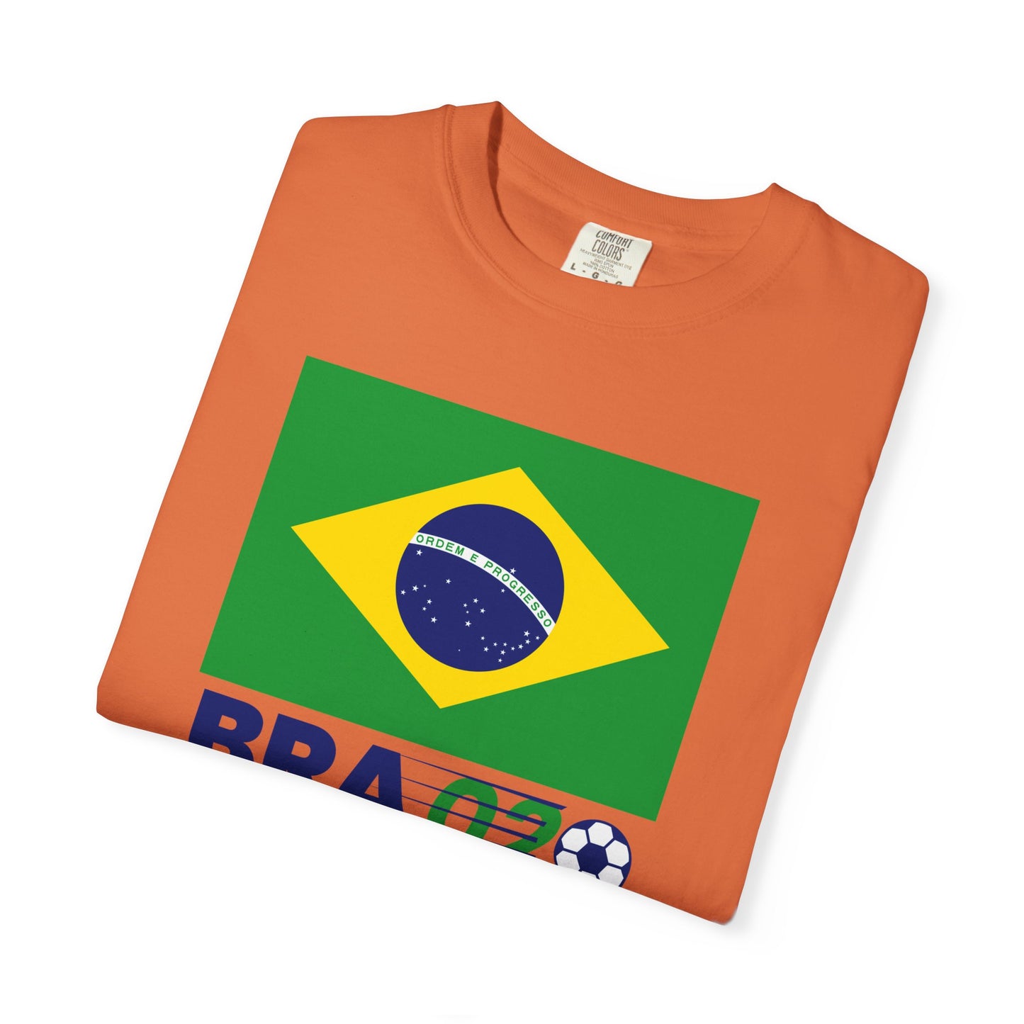 Unisex Sporty Summer Vibe Brazil Soccer T-Shirt