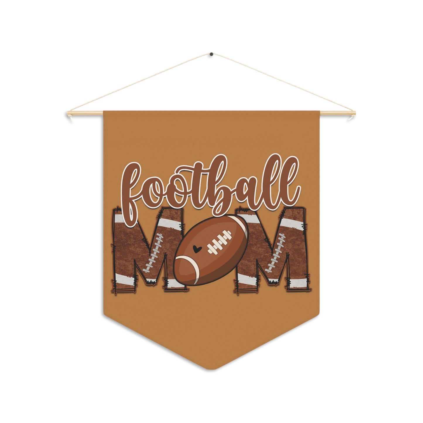 Football Mom Pennant Great for Game Day or Mother's Day