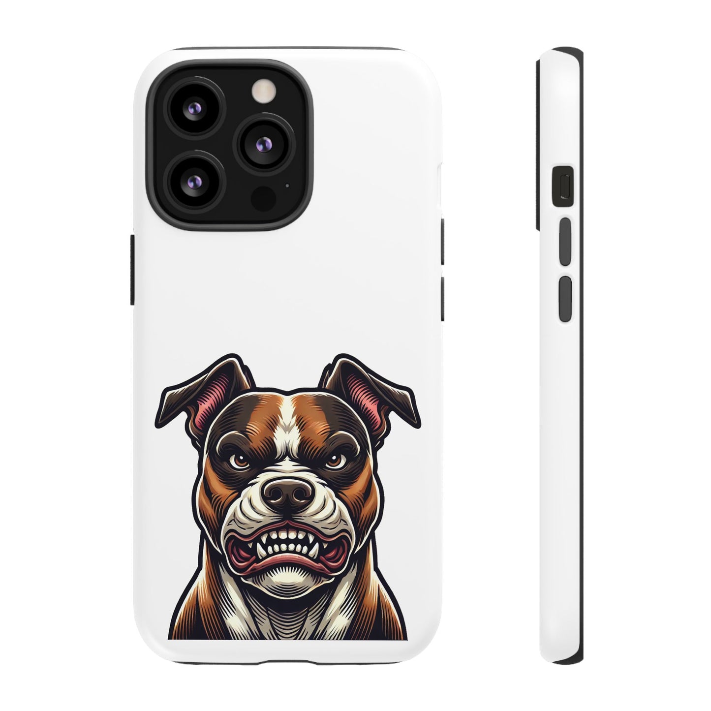 Tough Cases: Pit Bull Design Phone Case for Animal Lovers