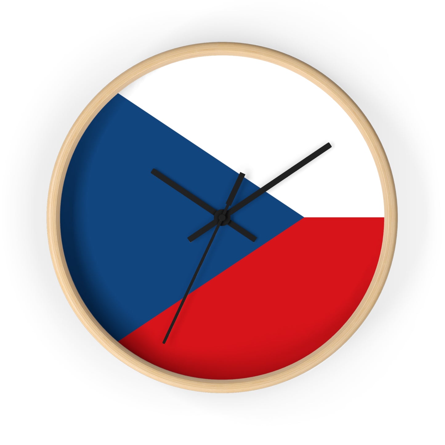 Czech Republic Flag Wall Clock - Stylish Home Decor for Proud Patrons