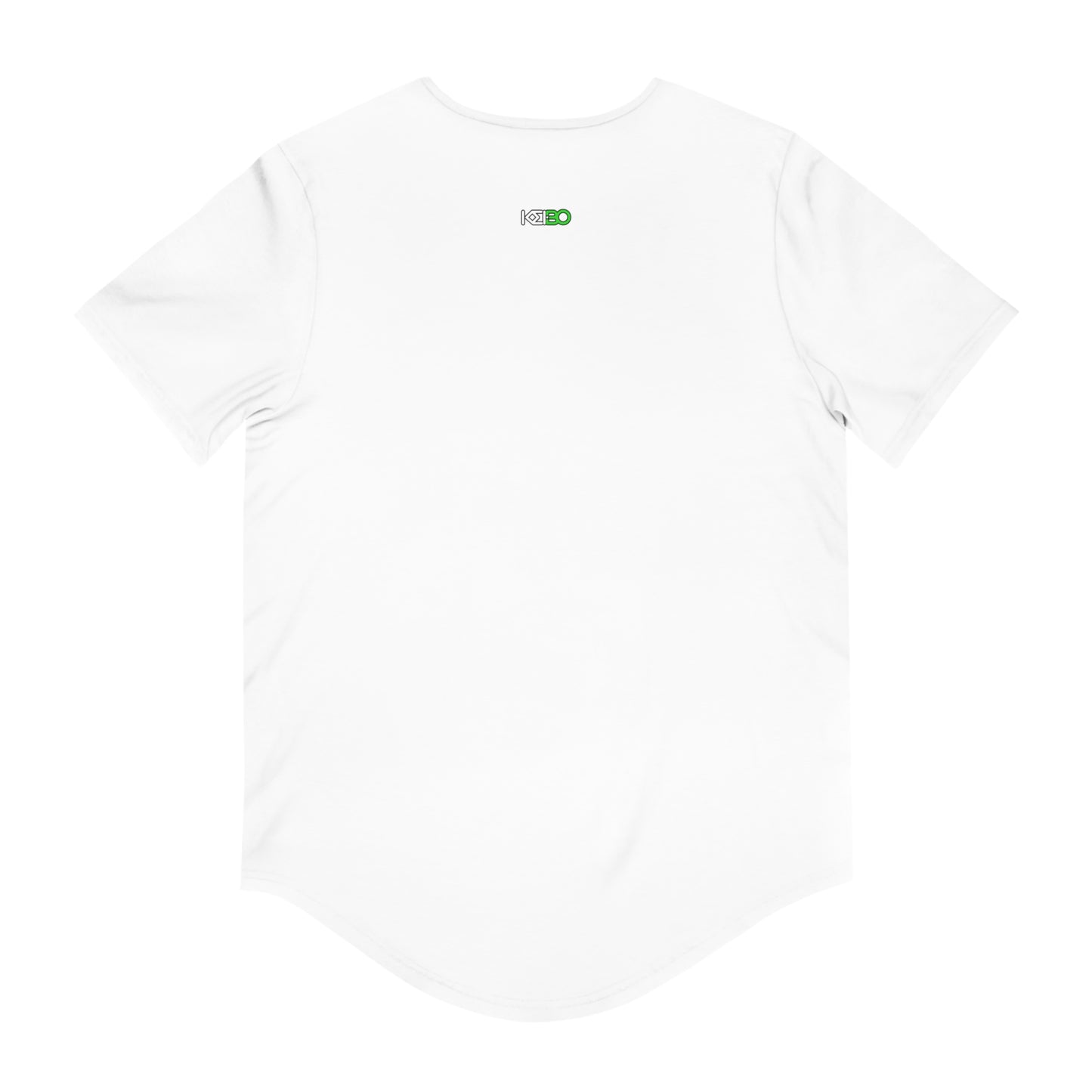 Men's T-shirt for Adventure Lovers Colorful Hot Air Balloon Curved Hem Tee