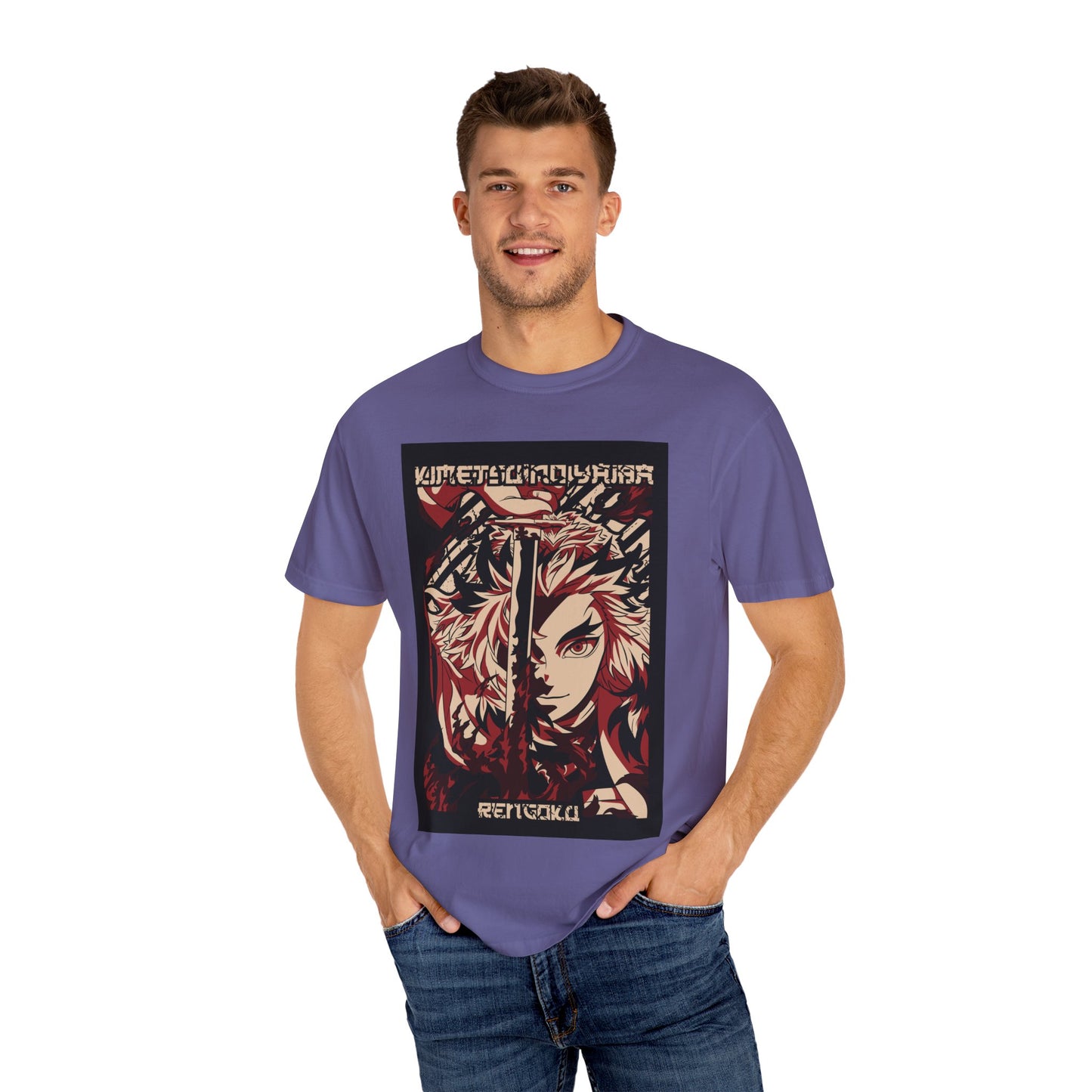 Unisex Anime Graphic T-Shirt Kimetsu no Yaiba Design