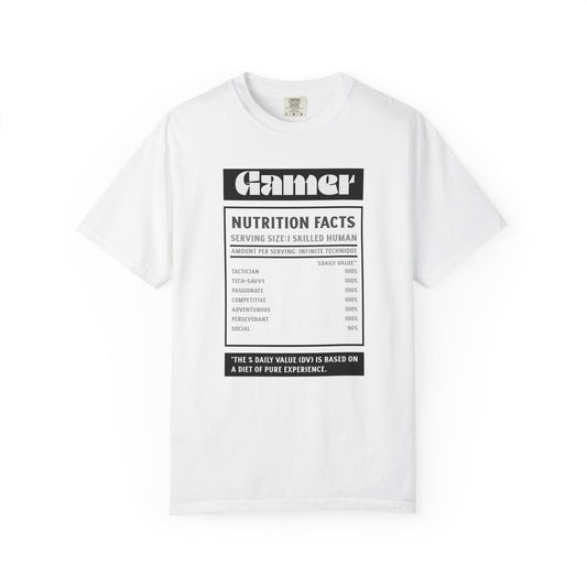 Gamer Nutrition Facts T-Shirt