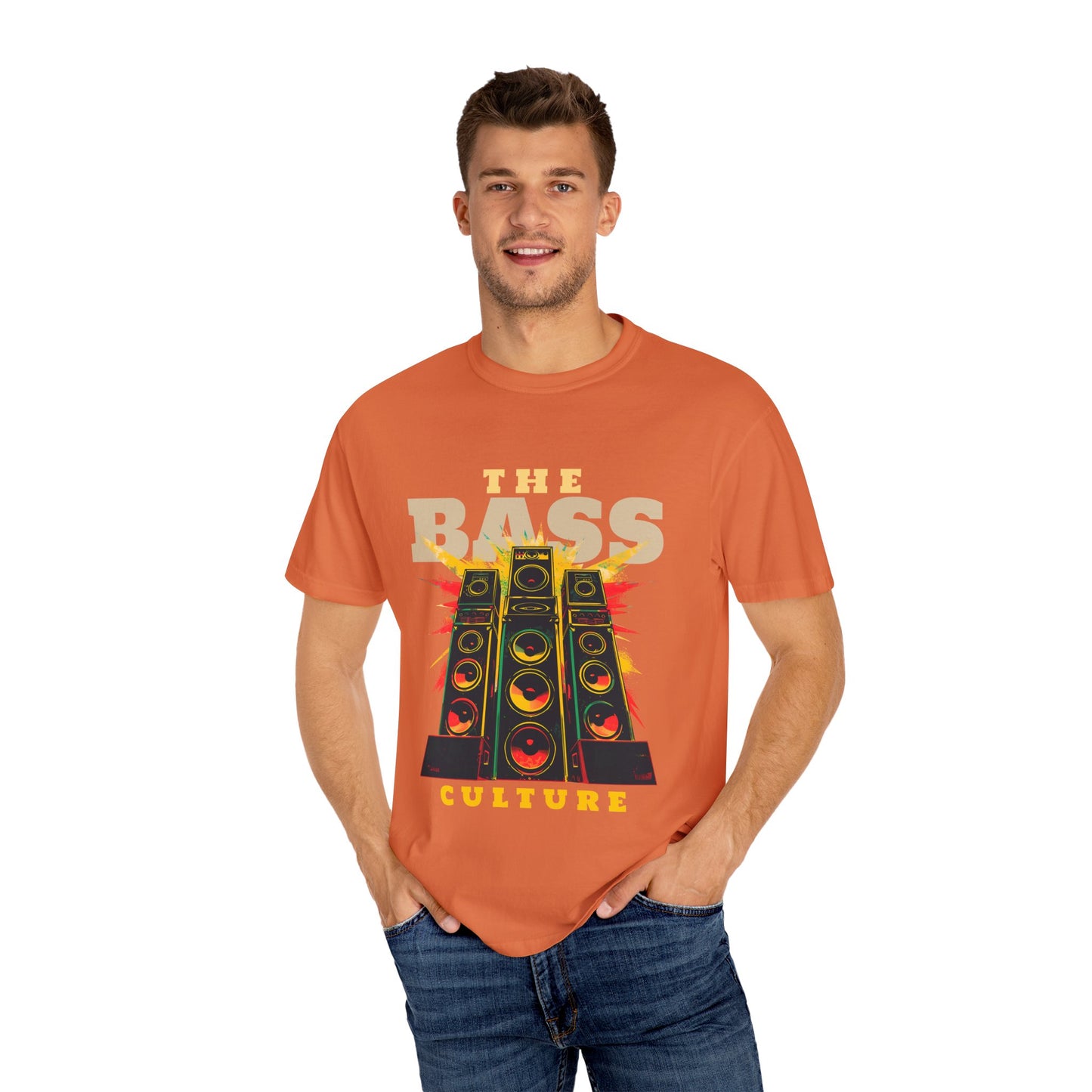 Men's Music Lovers Vintage Bass Culture T-Shirt