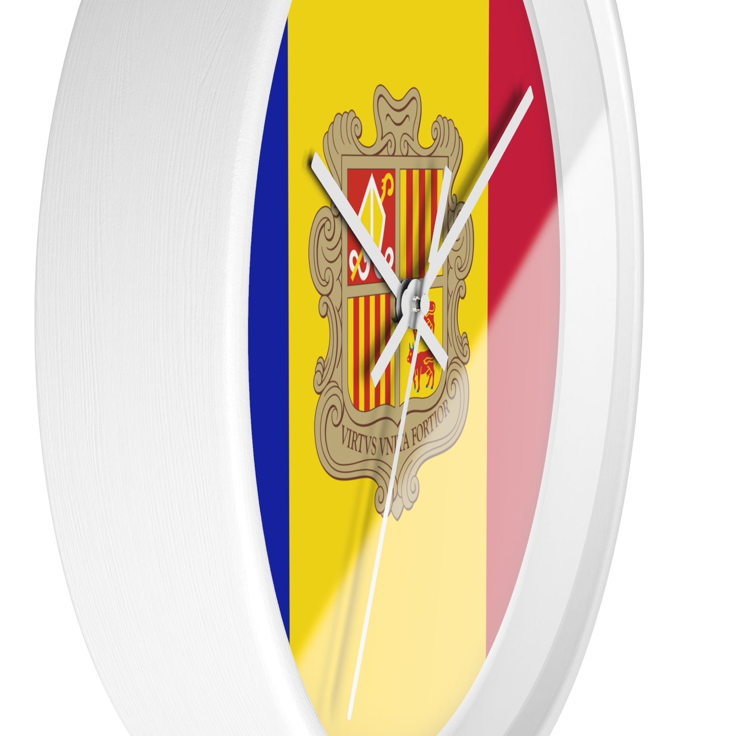Andorra Flag Wall Clock - Vibrant Home Decor for National Pride & Celebrations