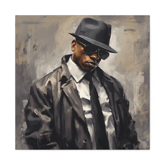 Stylish Canvas Wall Art - Modern Urban Portrait