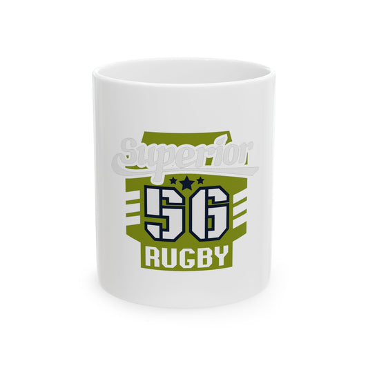 Superior 56 Rugby Ceramic Mug 11oz- Perfect Gift for Rugby Fans