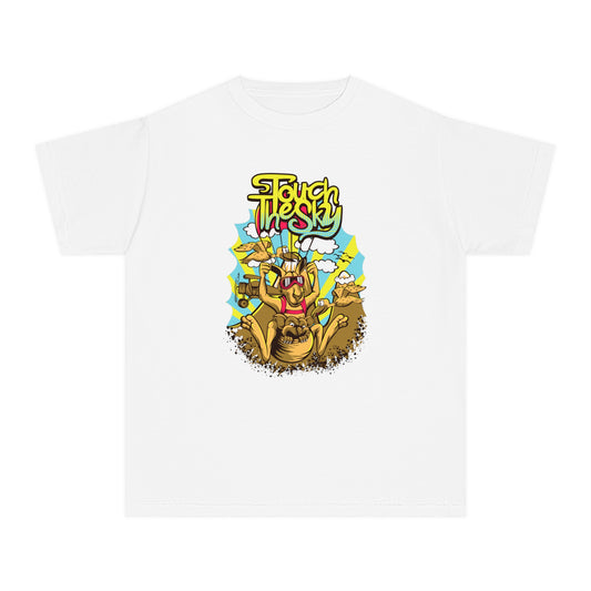 Youth Midweight Tee 'Touch the Sky' - Fun and Playful Graphic T-Shirt for Kids