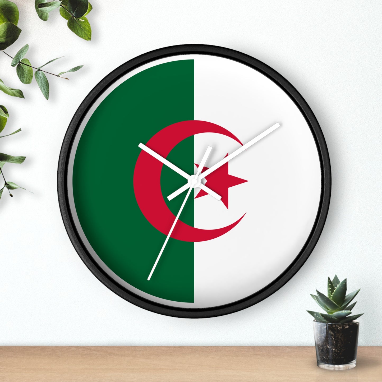 Algerian Flag Wall Clock - Stylish Home Decor for National Pride