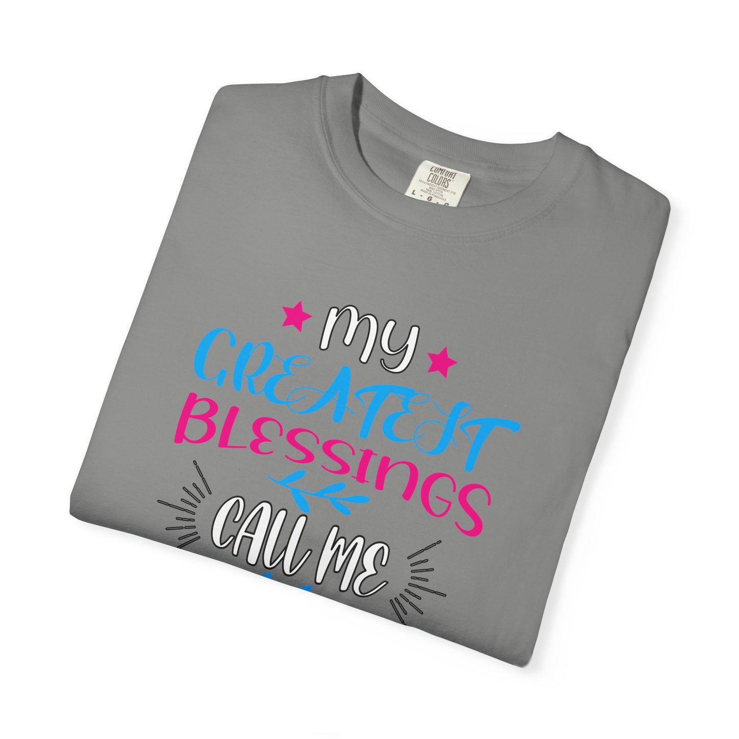 Men's Fatherhood Personalized Blessings T-Shirt