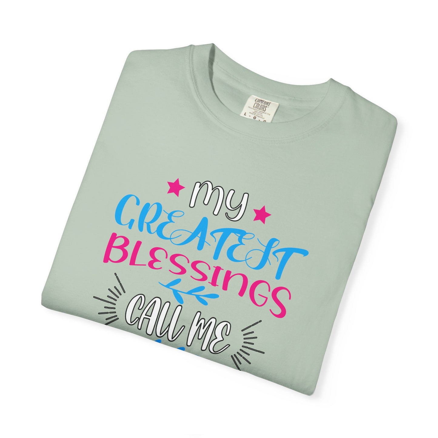 Men's Fatherhood Personalized Blessings T-Shirt