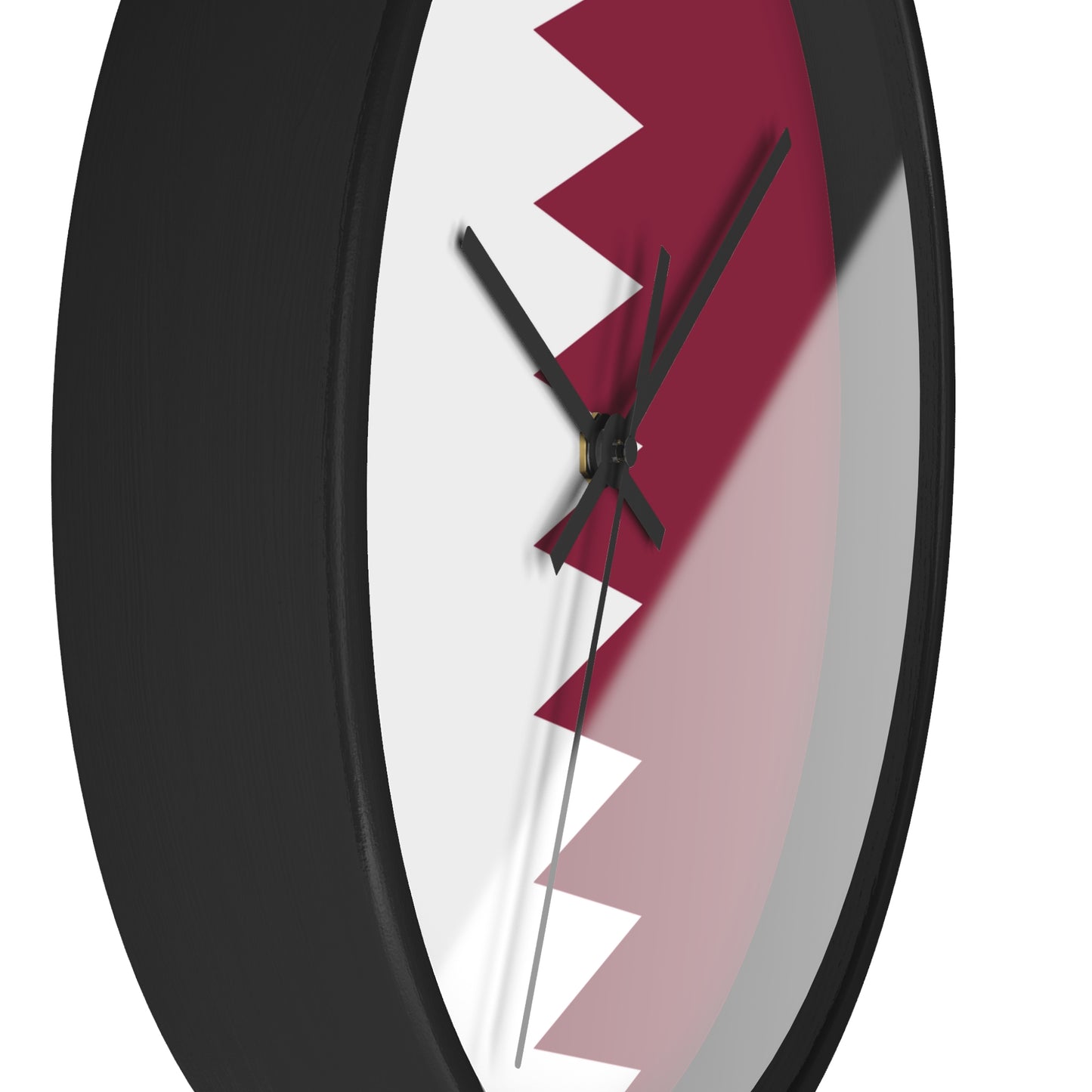 Qatar Flag Wall Clock - Stylish Home Decor for Every Occasion