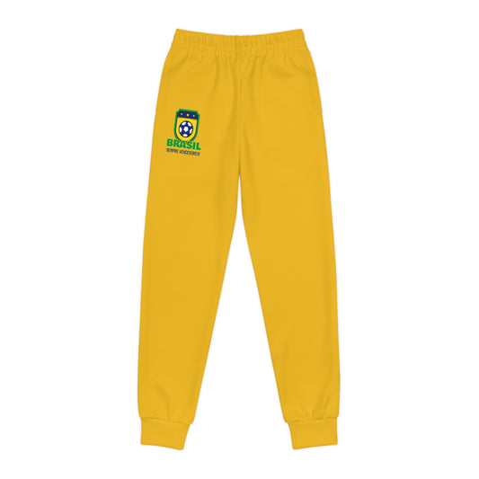 Active Kids Joggers - Brazil Soccer Style for Football Fans