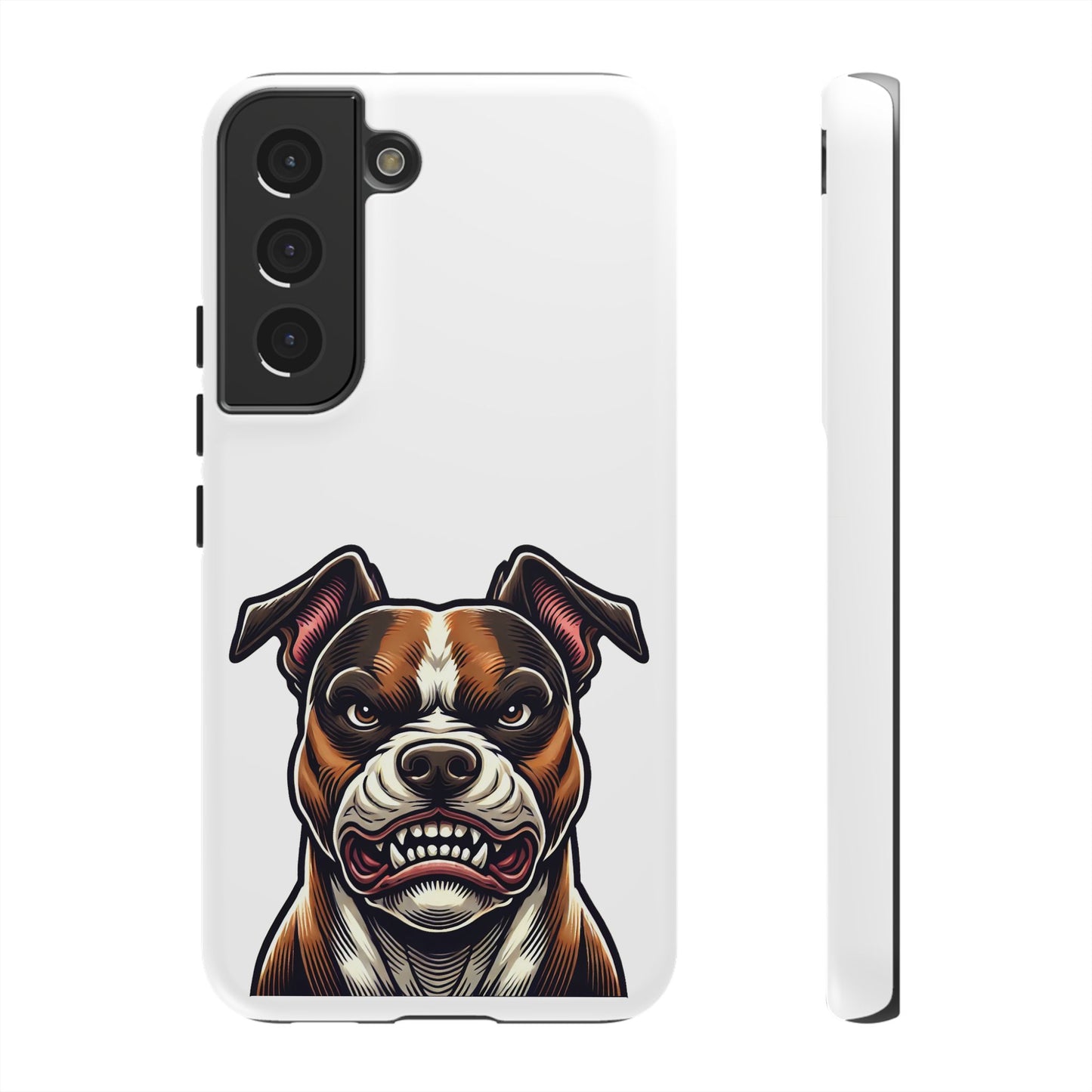 Tough Cases: Pit Bull Design Phone Case for Animal Lovers
